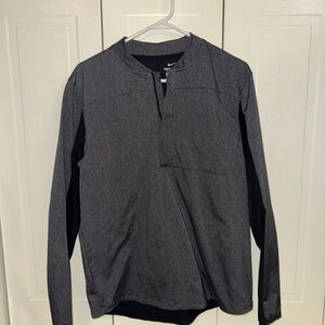 Nike Shield Golf Quarterzip Charcoal/Black